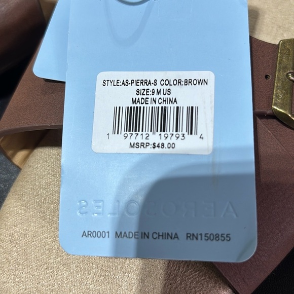 Aerosoles Pierra Slip on, criss-cross sandals,supportive,light,flexible,stable - Picture 6 of 7